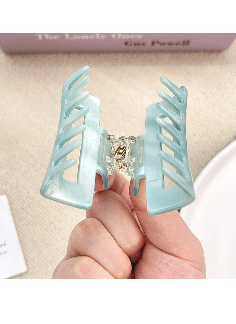 Trendy Rhinestone Butterfly Acetate Hair Claw MK2PPM6W6HCP349