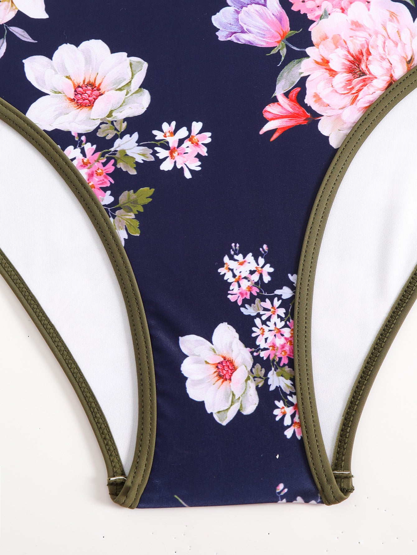 Sexy Floral One-Piece Swimsuit - DippedShop Wholesale - #6179