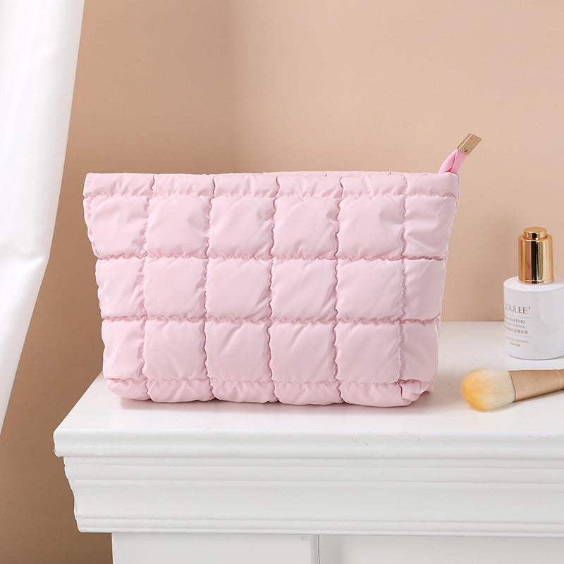 Diamond Quilted Cosmetic Bag - DippedShop Wholesale - #7235