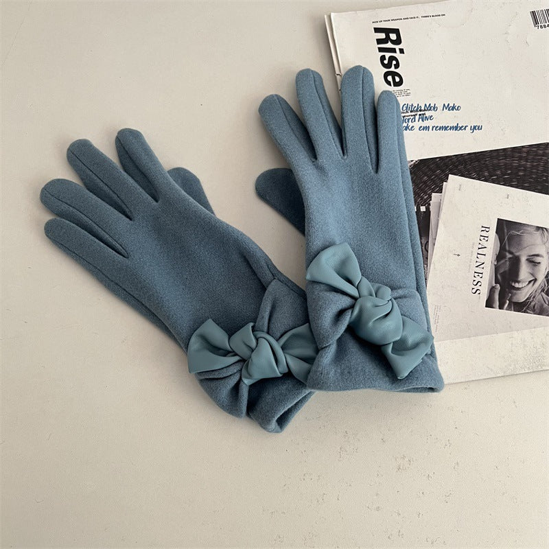 Elegant Bow Knot Warm Touchscreen - DippedShop Wholesale - #1187