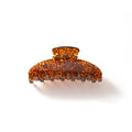 Vintage Leopard Print Acetate Medium Hair Claw 8AS6HCP320T