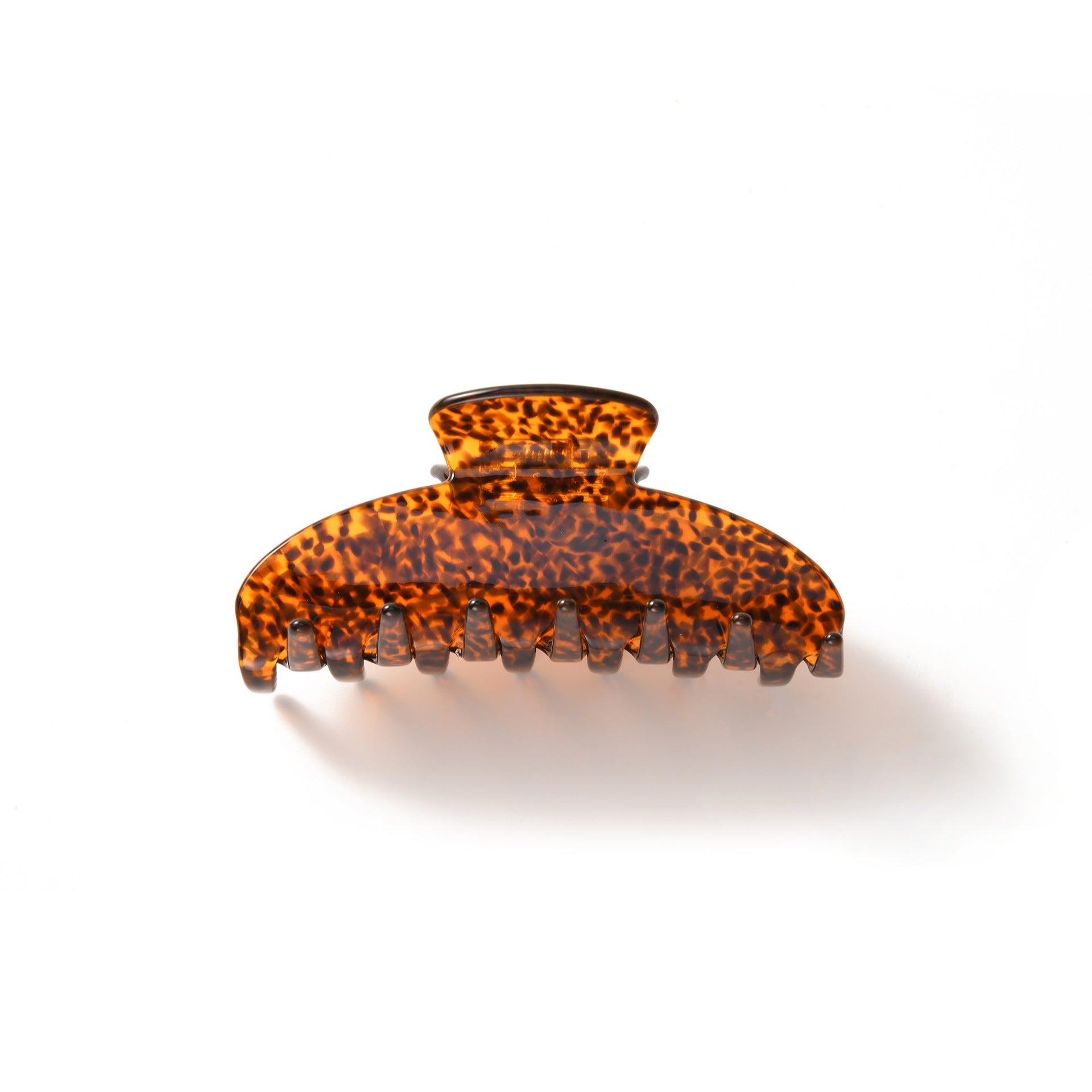 Vintage Leopard Print Acetate Medium Hair Claw 8AS6HCP320T