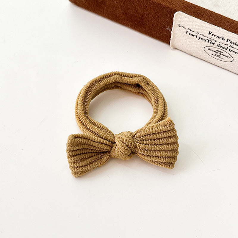 Minimalist Solid Color Bowknot Hair Tie MK2BW6W6HHT04
