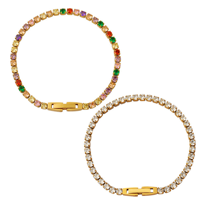 Luxury Multi-Color Cubic Zirco - DippedShop Wholesale - #0611