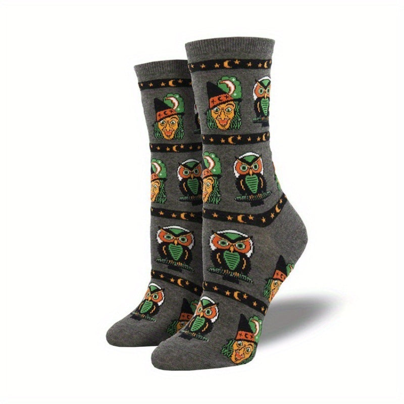 Creative Halloween Novelty Crew Socks 6W8FSO588