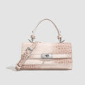 Vintage Crocodile Pattern Square Clutch Handbag 6W10BBG2413