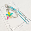 Beaded Flower Keychain Charm - DippedShop Wholesale - #4835