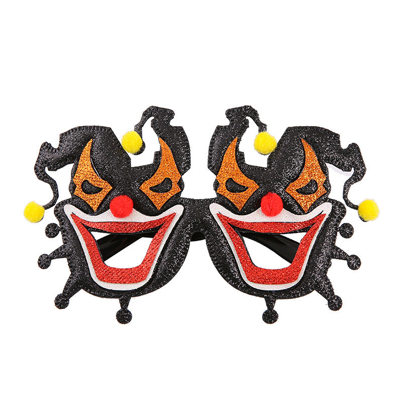 2+Clowns Halloween Decor Party Glasses DPJG2610