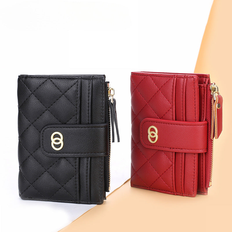 Plaid PU Leather Wallet - DippedShop Wholesale - #2387