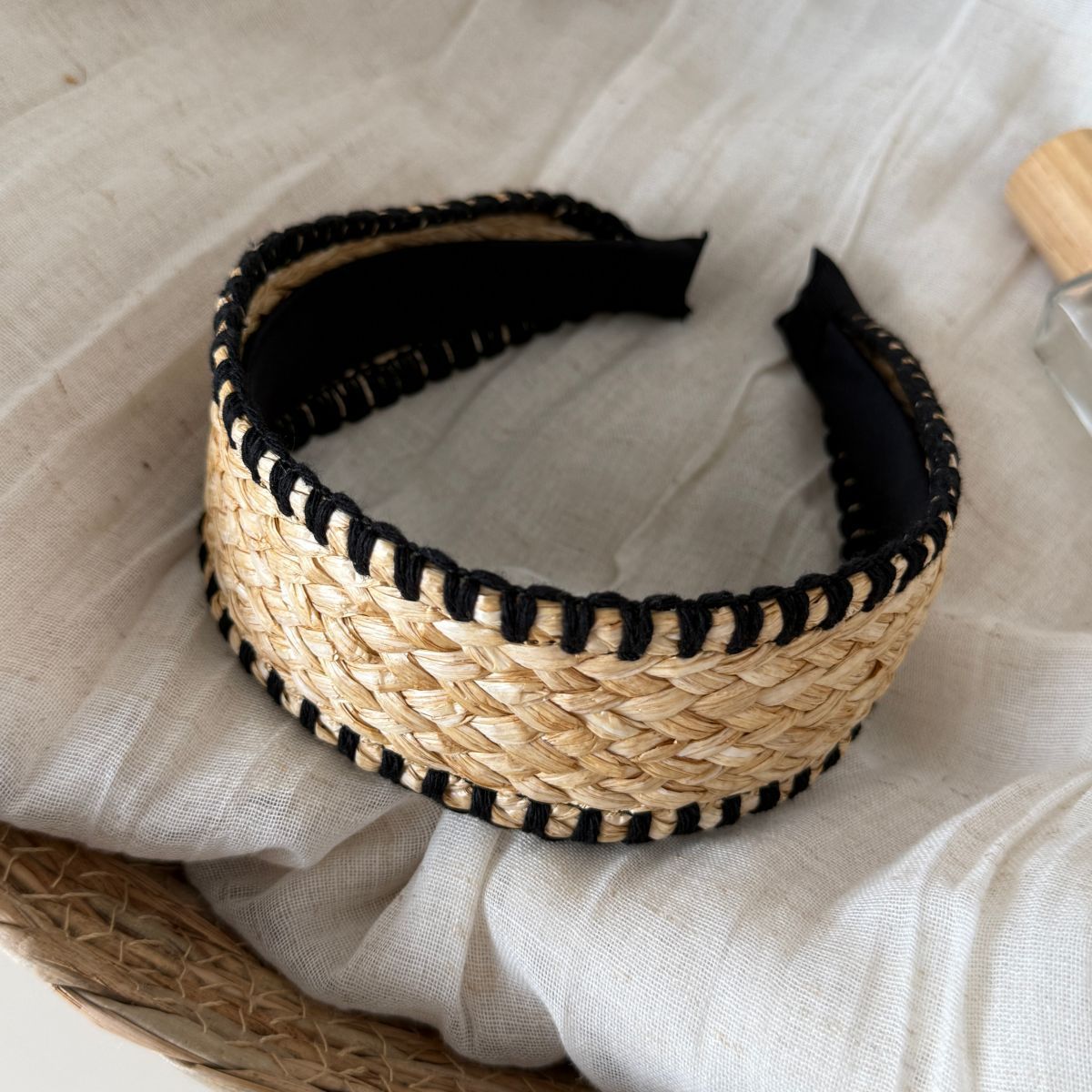 Stylish Hand Woven Hollow Out Wide Headband MK2SPM6W6HBD02