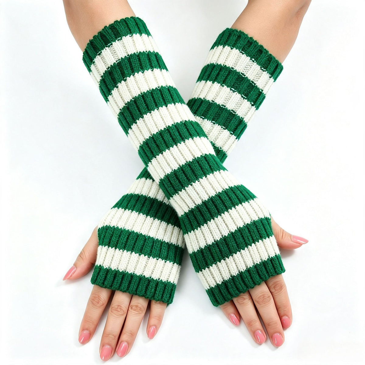 Fingerless Arm Warmers Gloves - DippedShop Wholesale - #5603