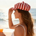 Striped Painter Beret Hat - DippedShop Wholesale - #1971