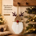 Handwoven Christmas Reindeer Ornament - DippedShop Wholesale - #5491
