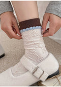 Floral Plaid Crew Socks - DippedShop Wholesale - #3987