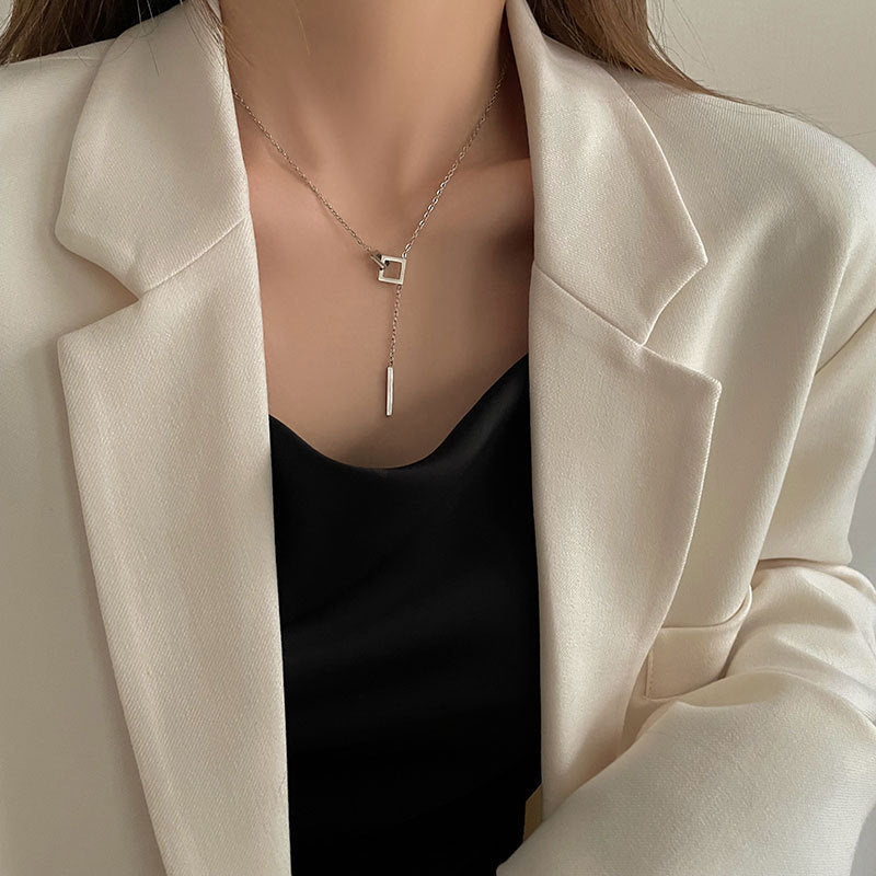 Minimalist Double Layer Starfish Necklace - DippedShop Wholesale - #6163