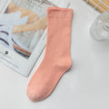 Solid Cotton Mid Calf Socks - DippedShop Wholesale - #5331