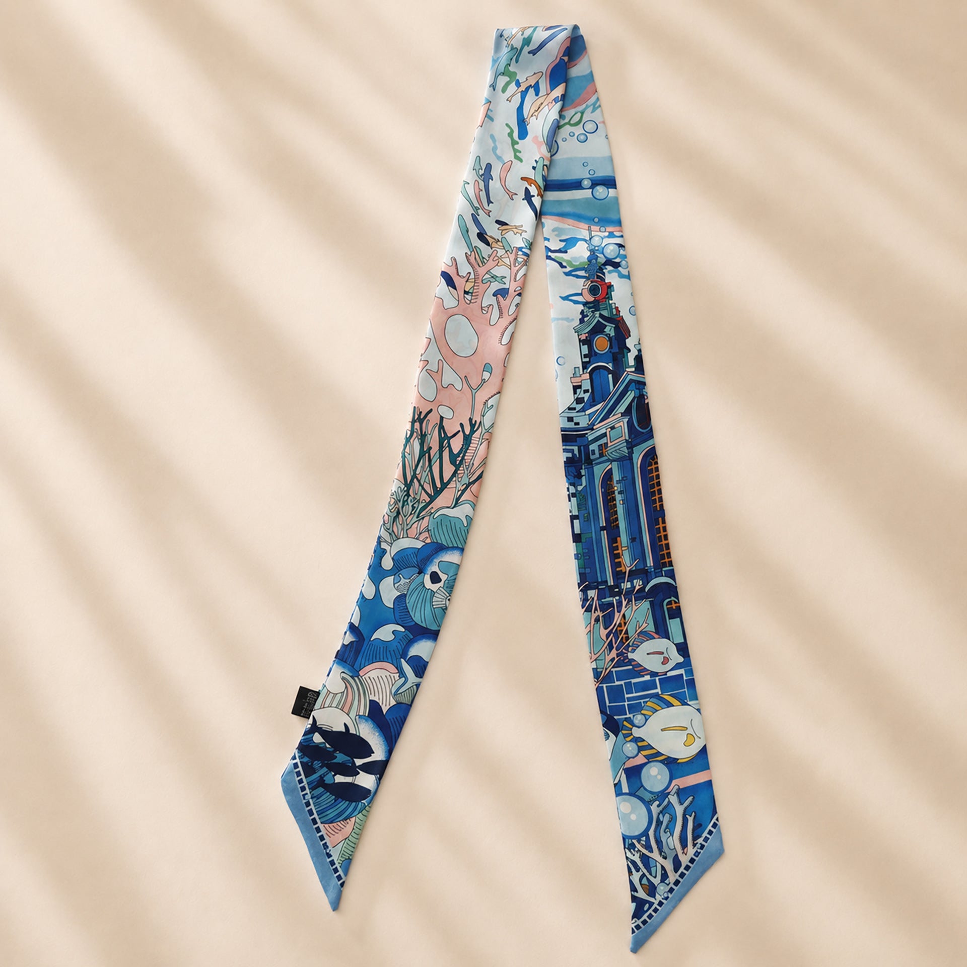 Cute Polka Dots Print Silk Scarf 6W6NSI251
