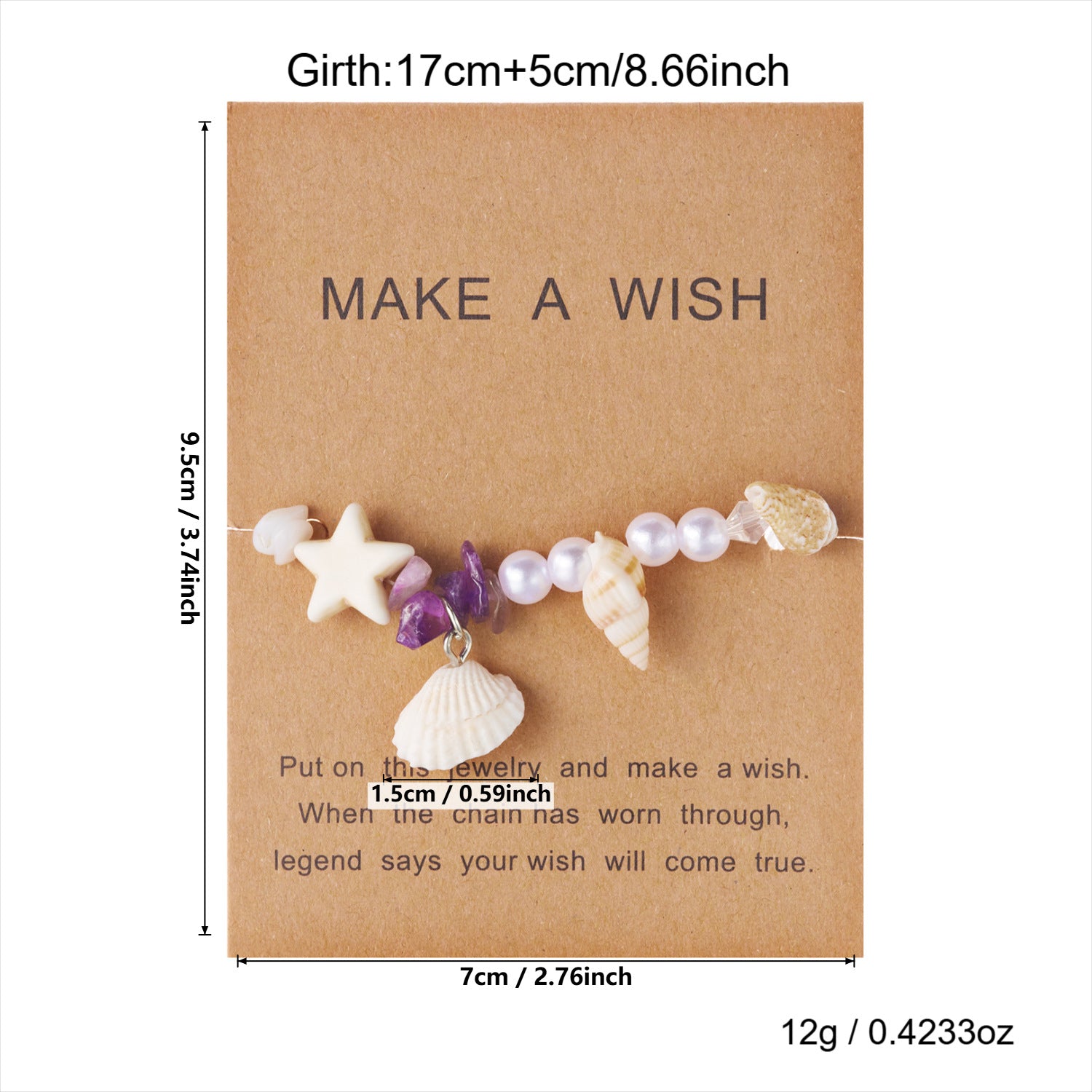 Ocean Starfish Shell Seed Bead - DippedShop Wholesale - #3795