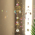 Metal Mushroom Pendant Crystal Ball Tassel Suncatchers MK2CZAS6H7HLS73