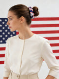 Trendy USA Flag Elastic Hair Tie 8BK6HSR18T