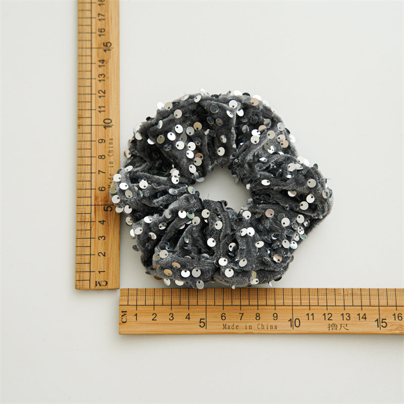 Sequin Hair Scrunchie - DippedShop Wholesale - #0659