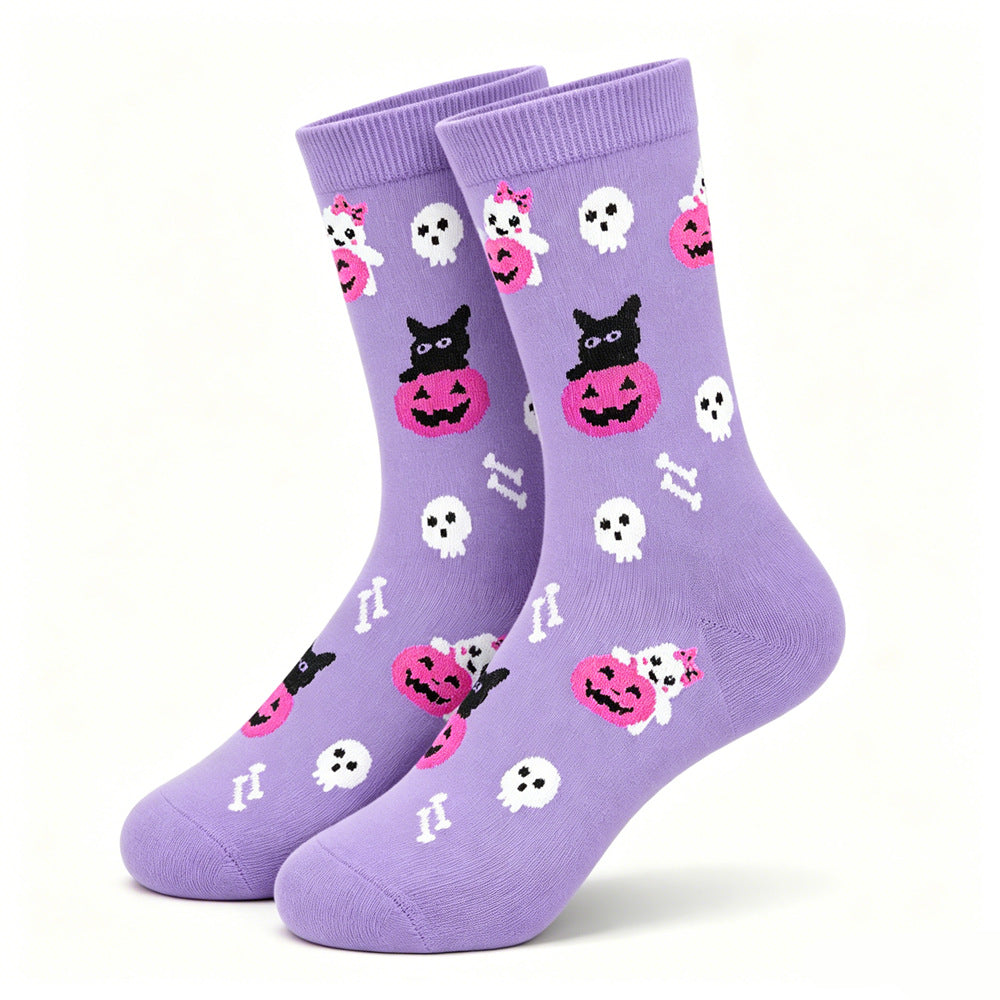 Cute Halloween Cartoon Crew Socks MK2COK6W8FSO583