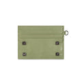 Minimalist Solid Color Metal Rivet Mini Wallet 6S10BWB135
