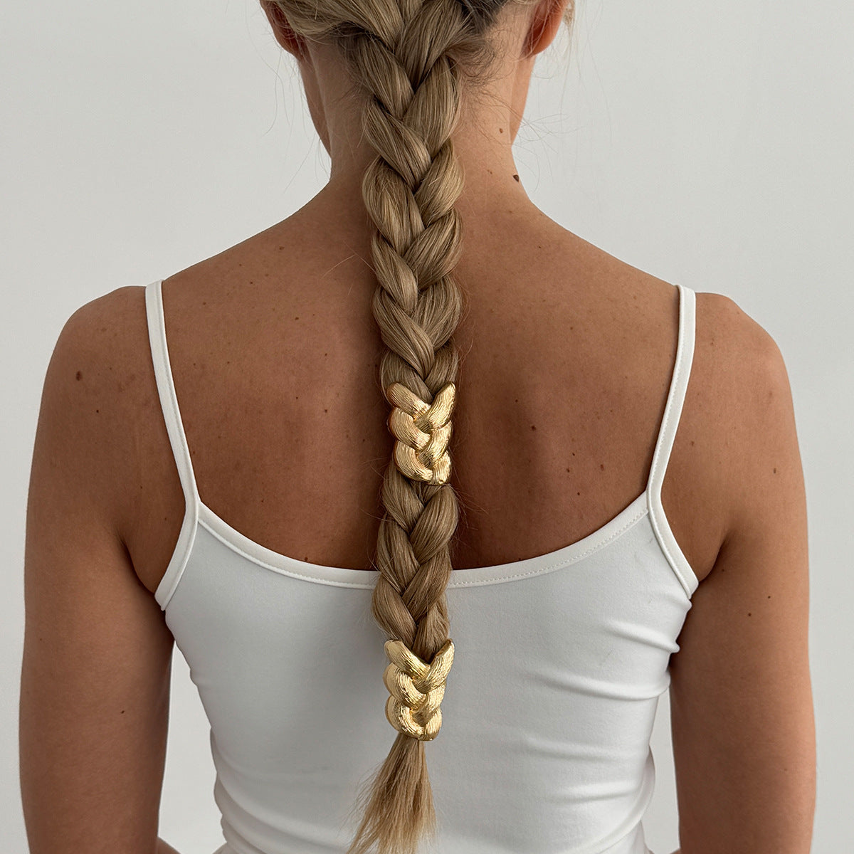 Chunky Braided Hair Tie - DippedShop Wholesale - #3683