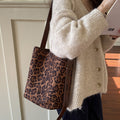 Faux Suede Bucket Shoulder Bag - DippedShop Wholesale - #5587