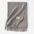 Versatile Solid Color Imitation Cashmere Scarf 6W6NSW278