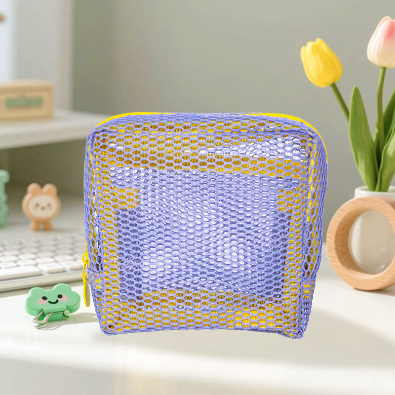 Fashion Color Block Hollow Storage Bag MK2BW6S10BOB115