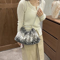 Trendy Soft Plush Deer Print Shoulder Bag 6W10BBG2373