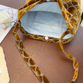 Embroidered Velvet Tambourine Shoulder Bag - DippedShop Wholesale - #1475