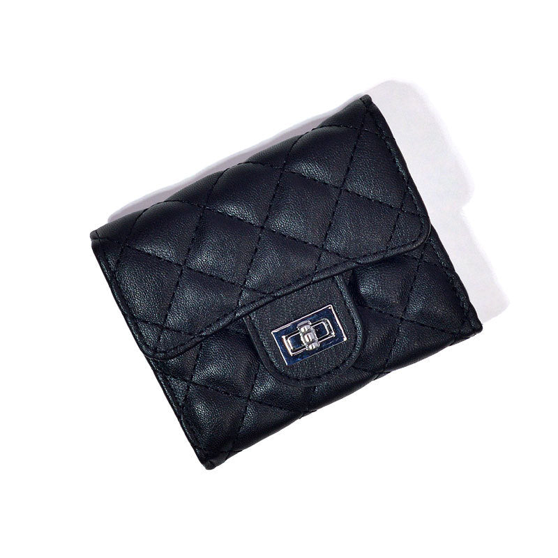 Chic Quilted Diamond Shell Coin Purse Wallet 6S10BWB128