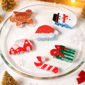 Cute Cartoon Christmas Gingerbread Hair Claw 6W6HCP1614