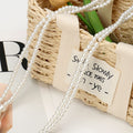 Elegant Layered Pearl Chain Ve - DippedShop Wholesale - #2419
