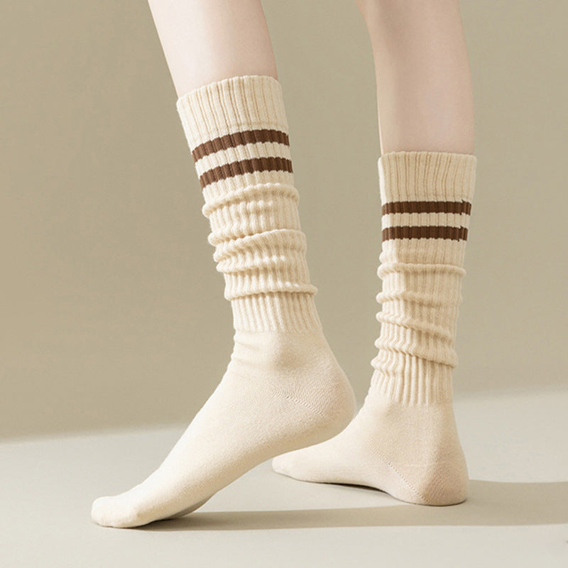 Striped Knee High Socks - DippedShop Wholesale - #1683