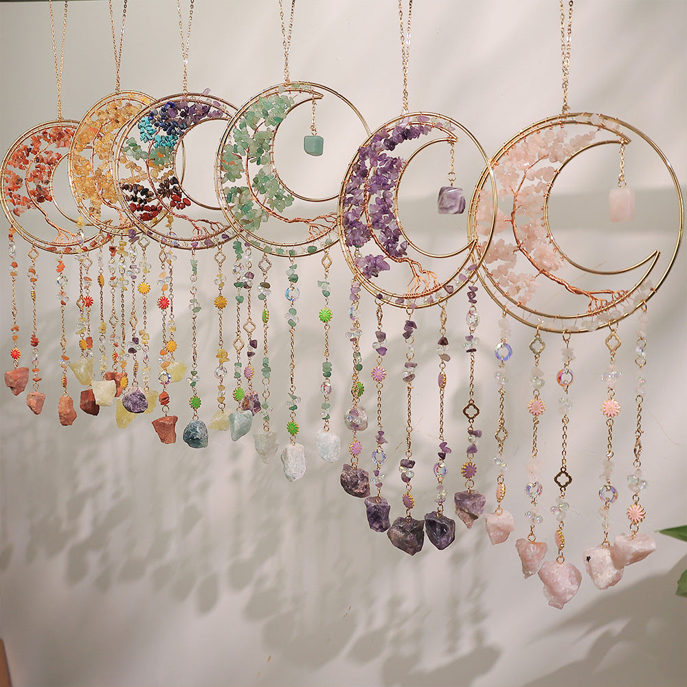 Tree of Life Crystal Suncatcher - DippedShop Wholesale - #8675