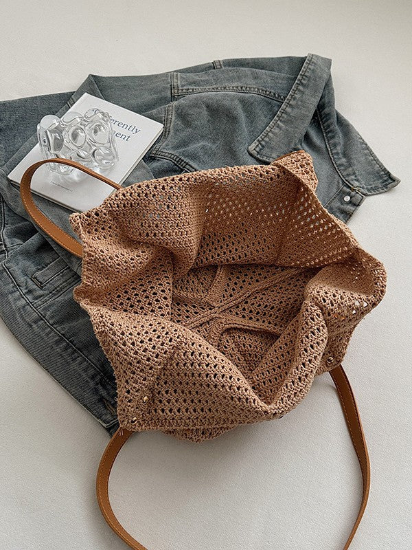Hollow Out Tote Bag - DippedShop Wholesale - #7891