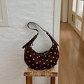 Casual Crescent Polka Dots Crossbody Bag 6W10BBG1852