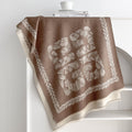 Reversible Jacquard Shawl Scarf - DippedShop Wholesale - #0867