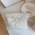 Floral Cotton Makeup Bag - DippedShop Wholesale - #8083