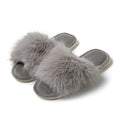 Fluffy Plush Indoor Slippers - DippedShop Wholesale - #0227