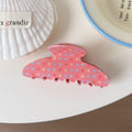 Colorful Polka Dot Hair Claw - DippedShop Wholesale - #0259