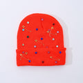 Rhinestone Safety Pin Beanie - DippedShop Wholesale - #0643