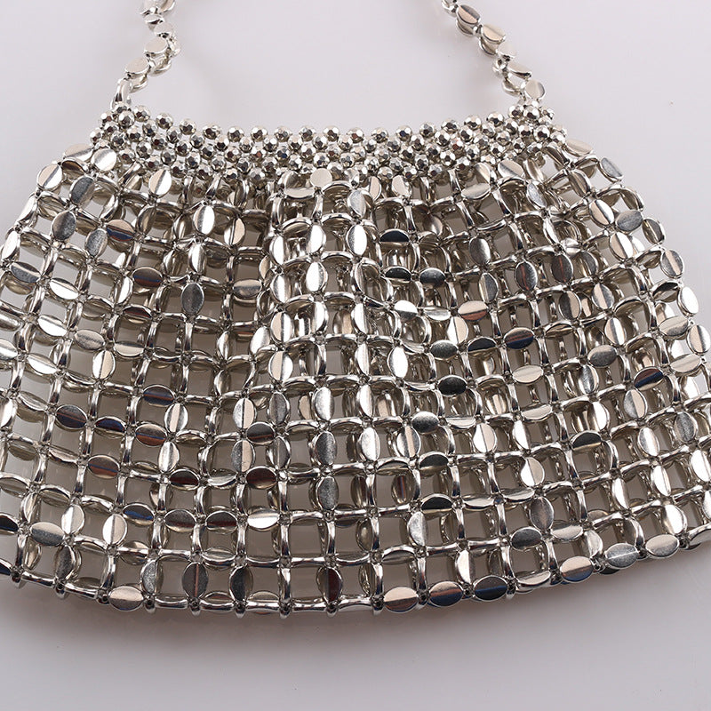 Hollow Out Beaded Handbag - DippedShop Wholesale - #5379