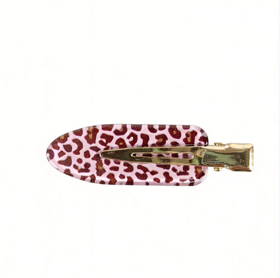 Leopard Print Hair Clip - DippedShop Wholesale - #3587