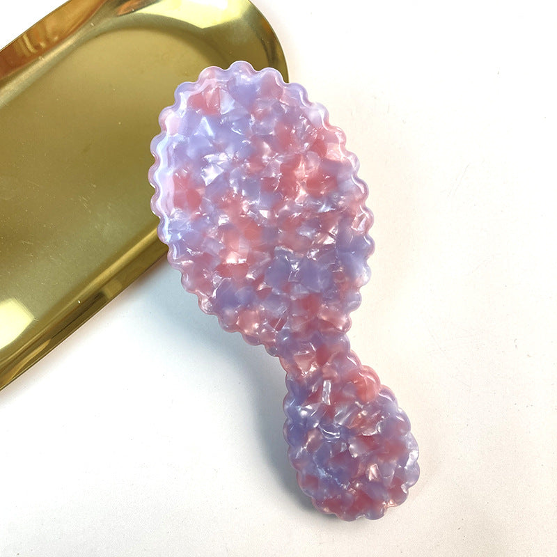 Stylish Colorful Oval Acetate Air Cushion Combs MK2PPM6CT5CB27