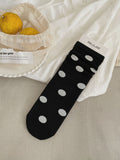 Vintage Polka Dot Soft Scrunch Socks 6W8FSO697
