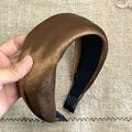 Elegant Satin Soft Padded Wide Headband 6W6HBD375